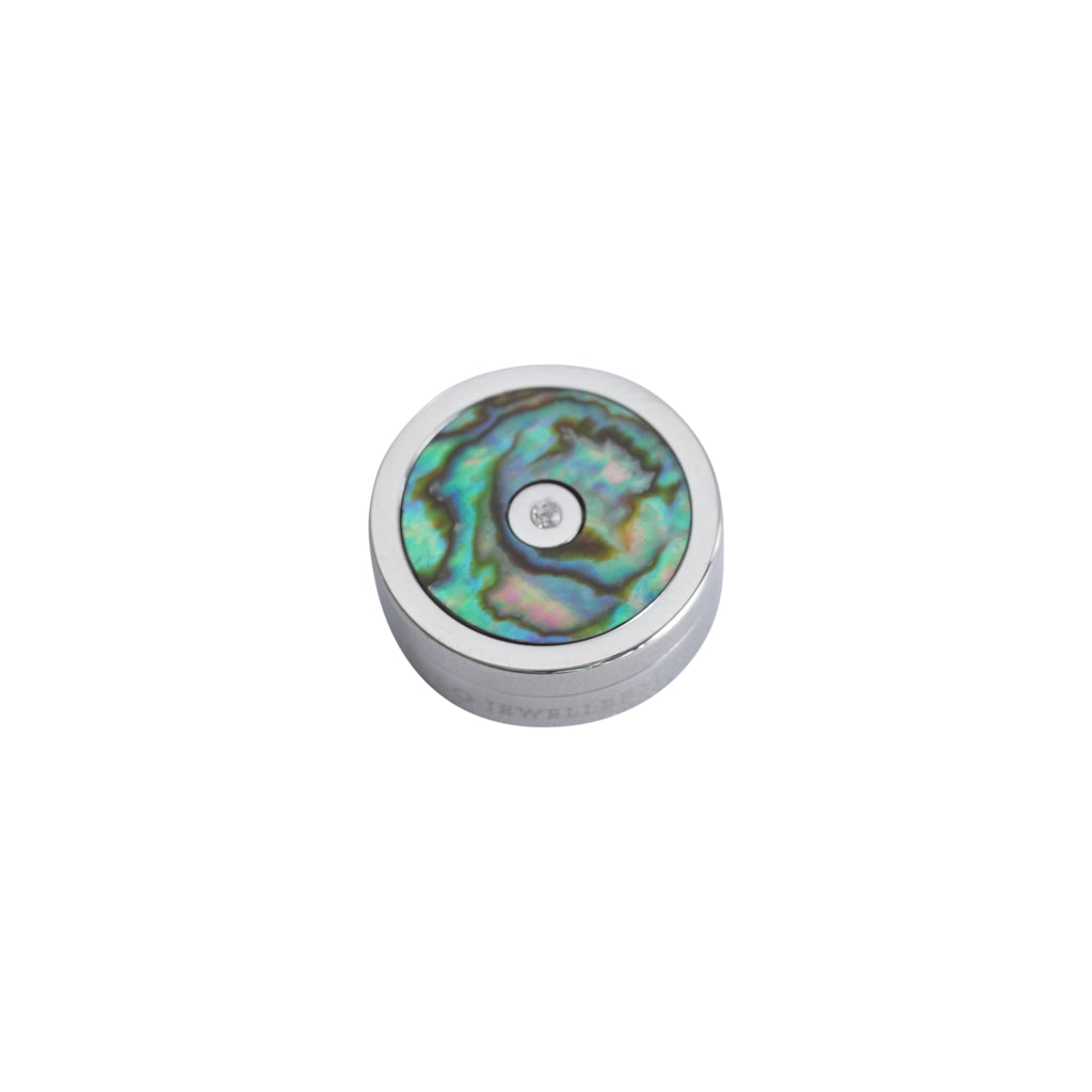 FLO Diffuser ™️ - Paua Shell 15mm Gemstone Aroma Diffuser Clip