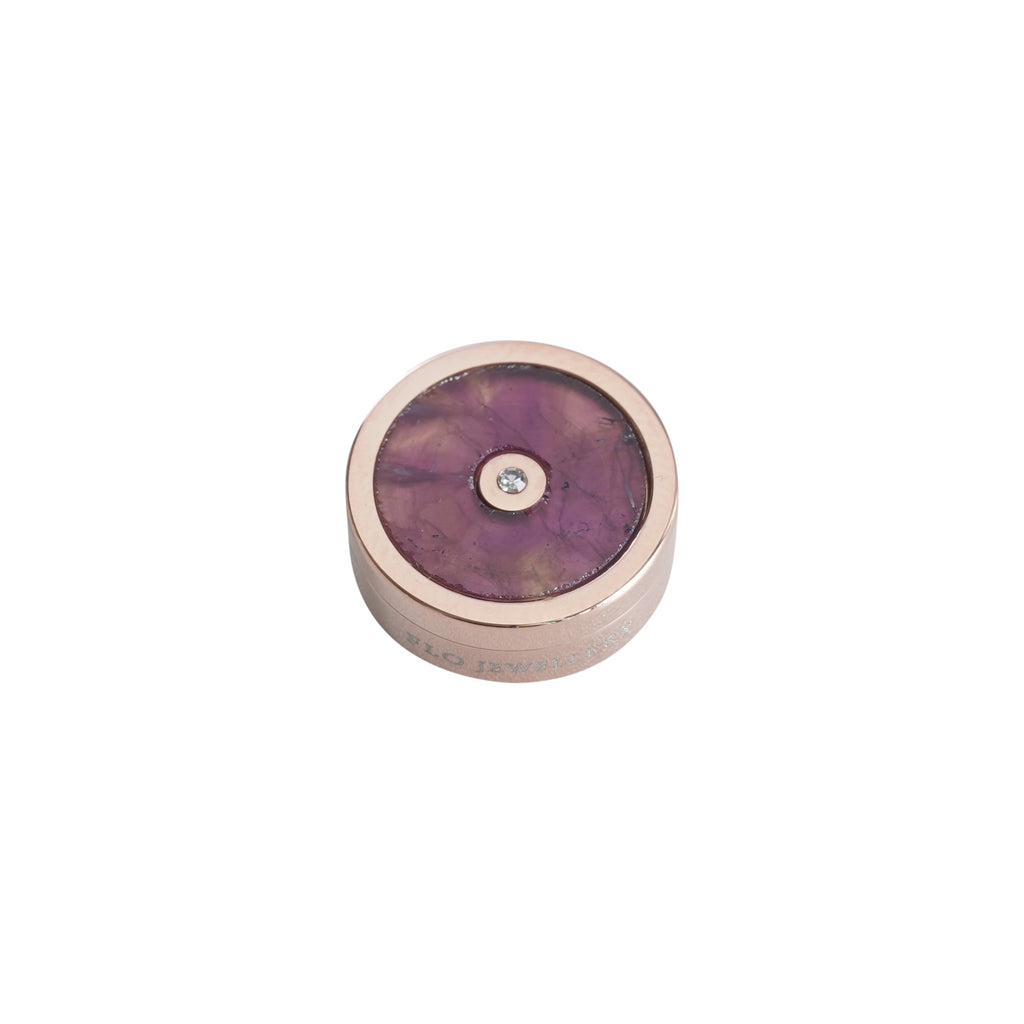 FLO Diffuser ™️ - Amethyst 15mm Gemstone Aroma Diffuser Clip