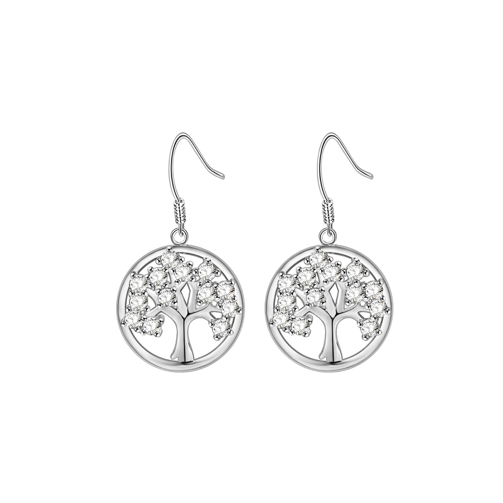 Tree of Life CZ stones Earrings