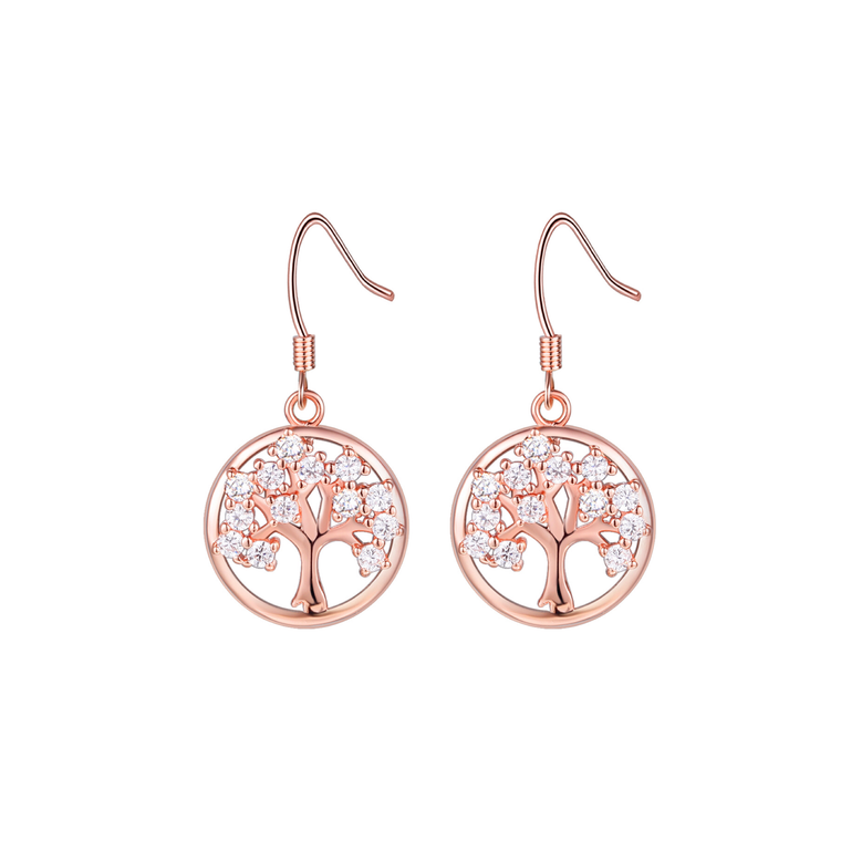 Tree of Life CZ stones Earrings